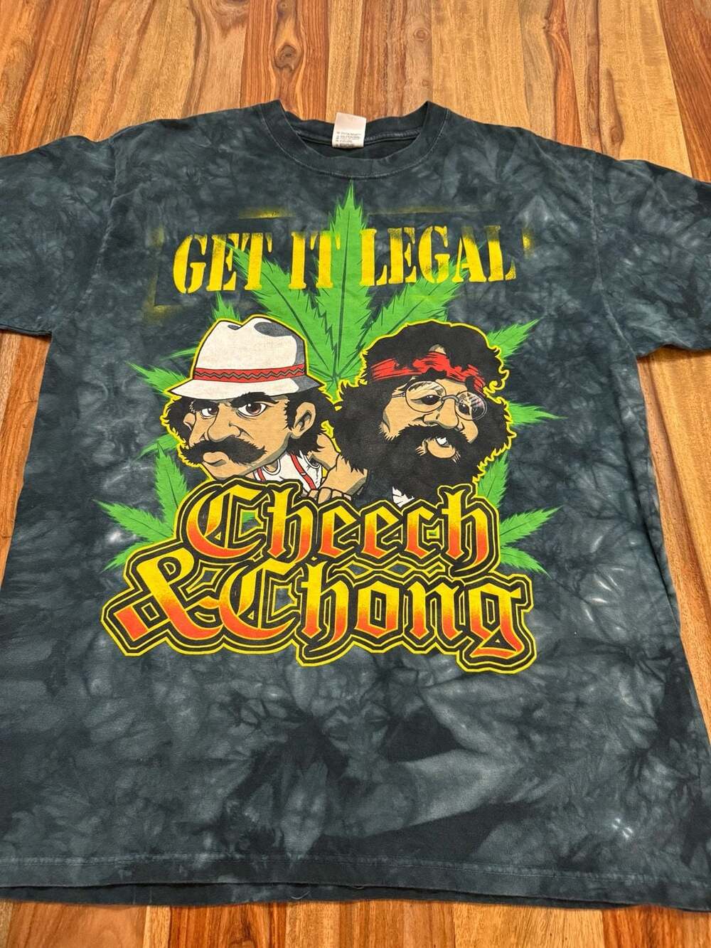 Vintage Cheech & Chong Get It Legal Tie-Dye T-Shirt